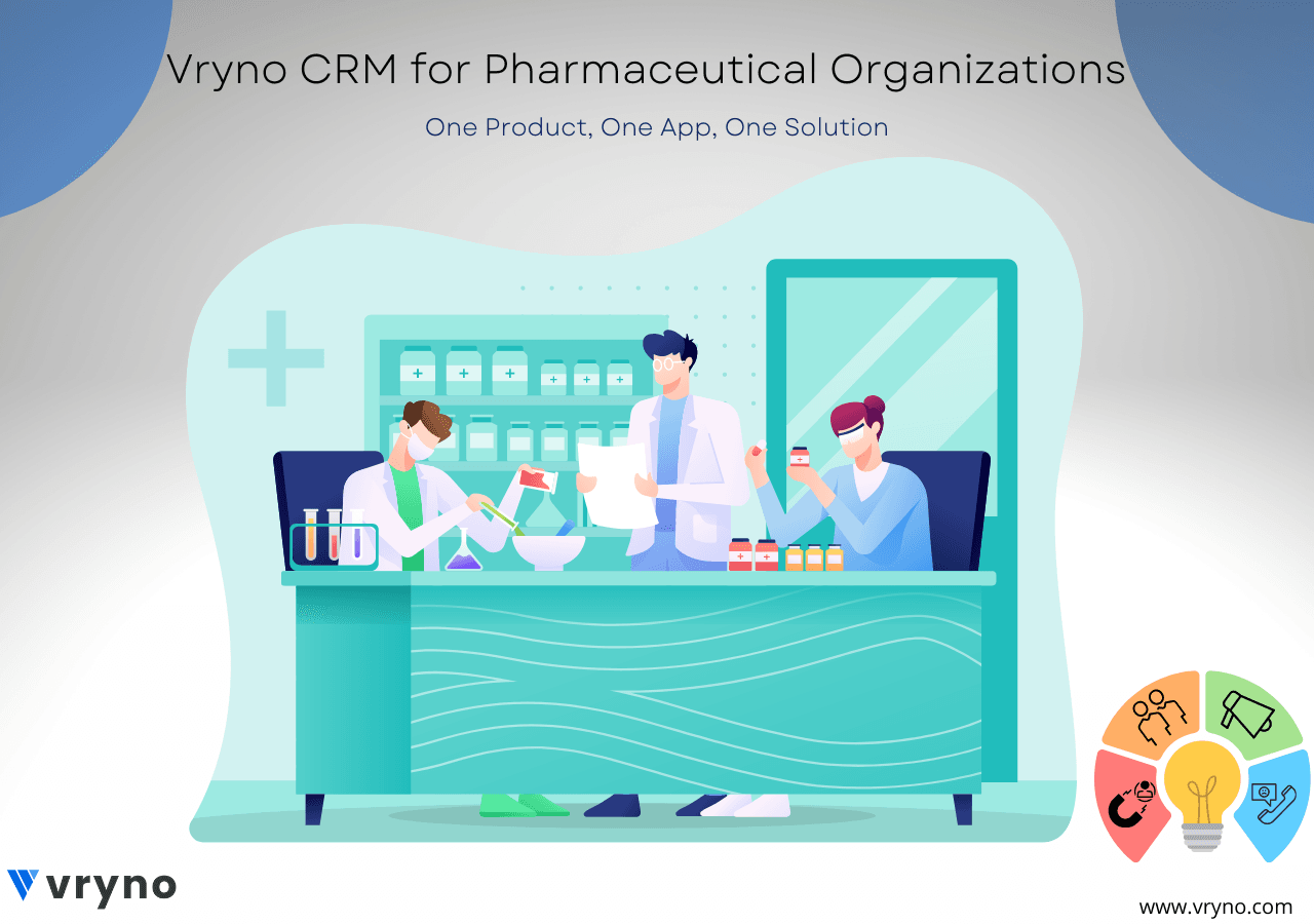 Vryno CRM For Pharmaceutical Industries | Schedule A Free Demo Today To Help Your Company Grow!